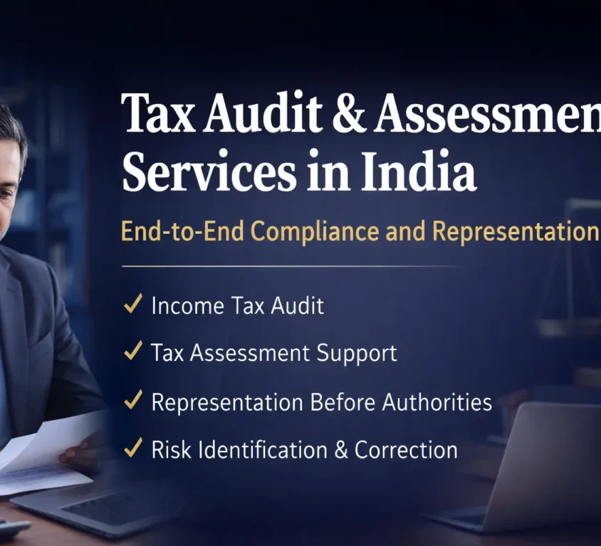 Tax Audit & Assessment Services in India – End-to-End Compliance and Representation